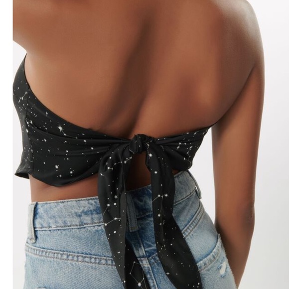 Garage silky bandana cami strapless top - Picture 4 of 4